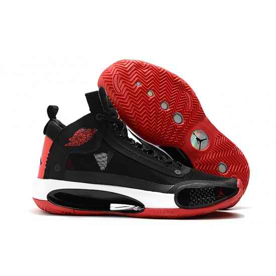 Air Jordan XXXIV Men Basketball Sneakers Black Red